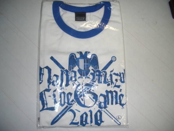 [NANA MIZUKI LIVE GAMES 2010]會場限定T-Shirt (L碼)（藍色白底）